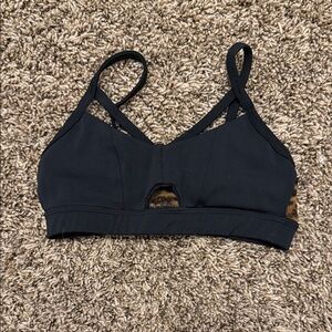 FIVE Dancewear Girls Leopard Print & Black Bra Top